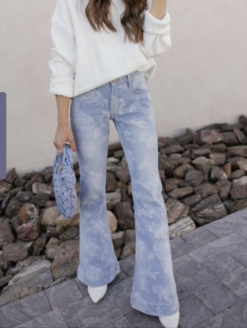 KanCan Floral Flare Jean